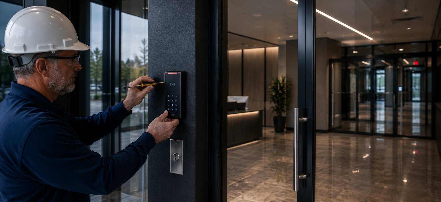 Security cameras and access control installation in Houston